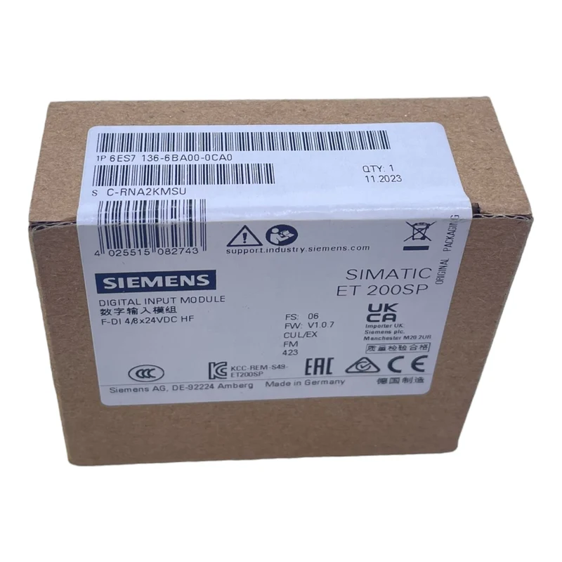 Siemens 6ES7136-6BA00-0CA0 Sicherheitsmodul für industrielle Automation Siemens