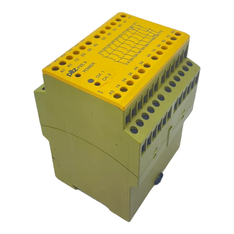 Pilz PZE 9 24VDC 8n/o 1n/c Sicherheitsrelais für industriellen Einsatz 774150