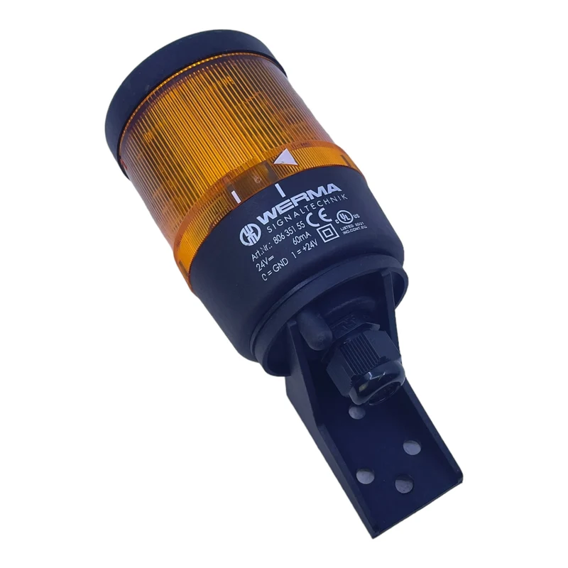 Werma 80635155 Signalleuchte Orange 24V Signalleuchte für industriellen Einsatz