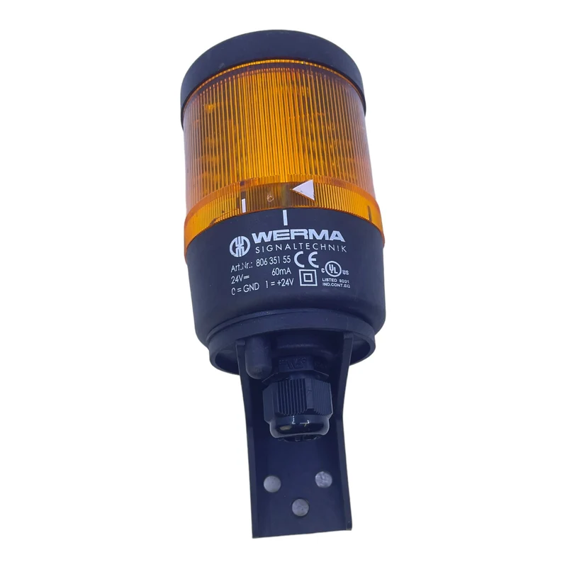 Werma 80635155 Signalleuchte Orange 24V Signalleuchte für industriellen Einsatz