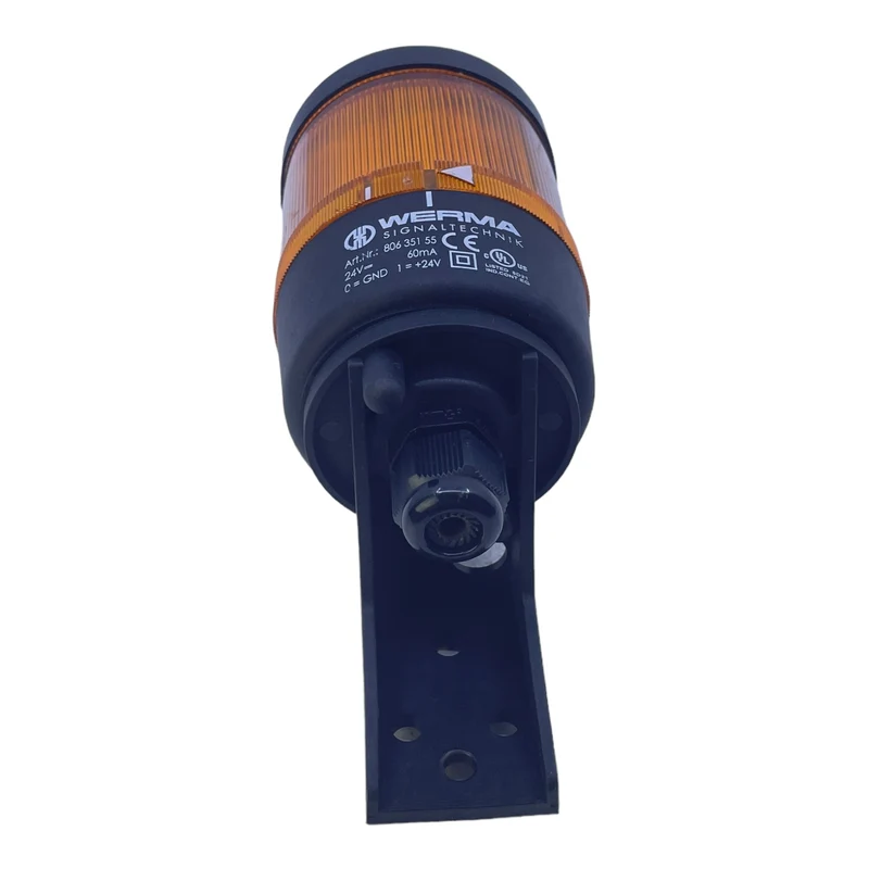 Werma 80635155 Signalleuchte Orange 24V Signalleuchte für industriellen Einsatz