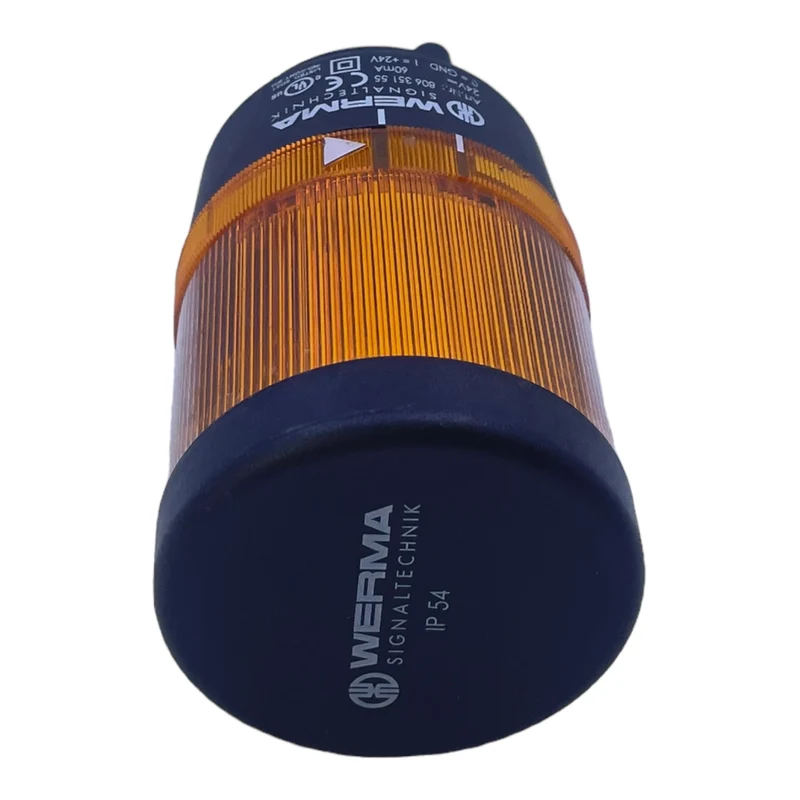 Werma 80635155 Signalleuchte Orange 24V Signalleuchte für industriellen Einsatz