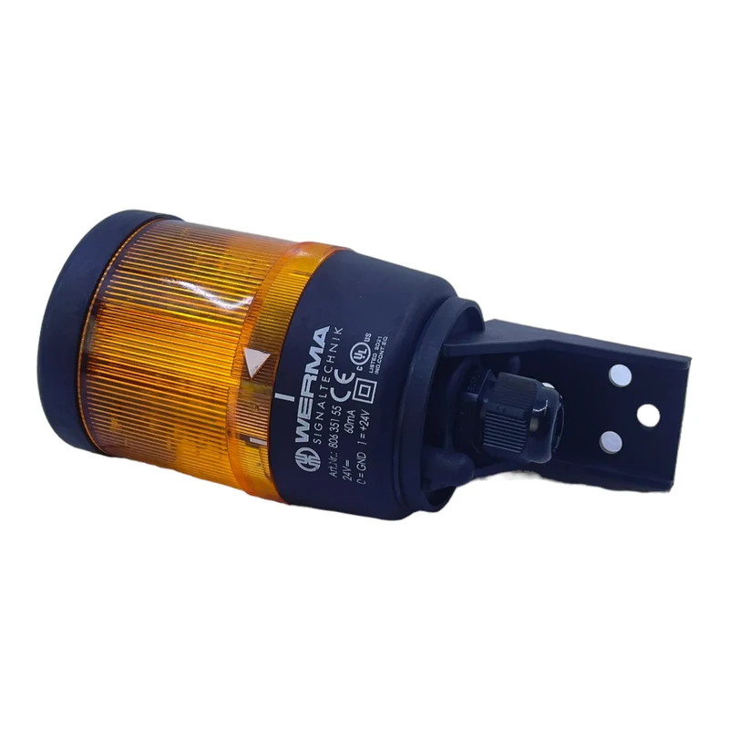 Werma 80635155 Signalleuchte Orange 24V Signalleuchte für industriellen Einsatz