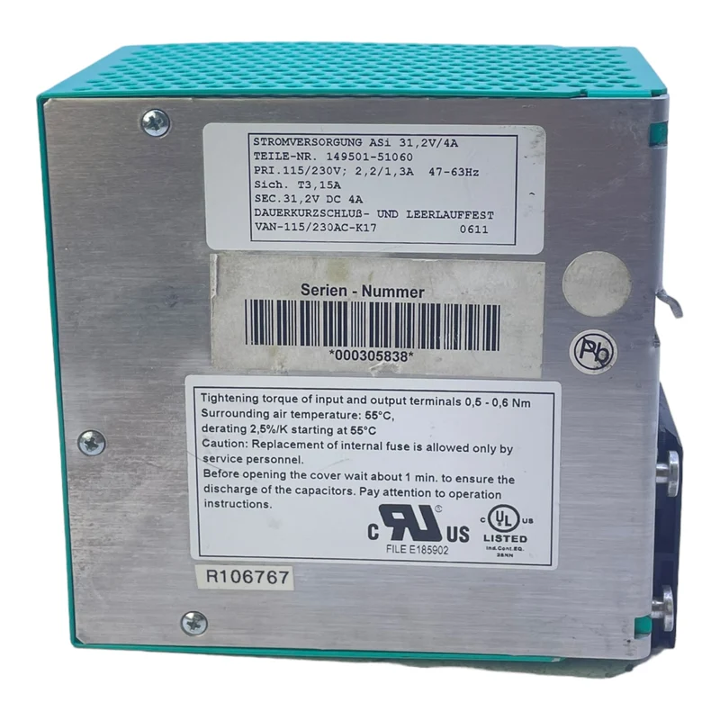 Pepperl+Fuchs VAN-115/230AC-K17 Netzteil 130096 Netzteil für Industrie Einsatz
