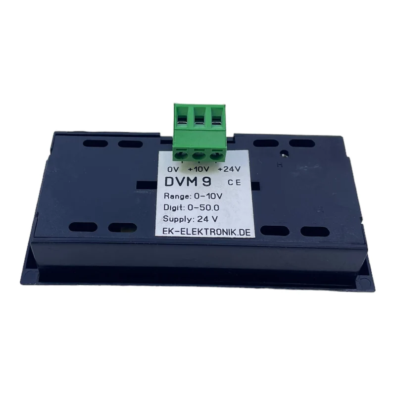 EK Elektronik DVM9 Voltmeter Messgerät Voltanzeige für industriellen Einsatz 24V