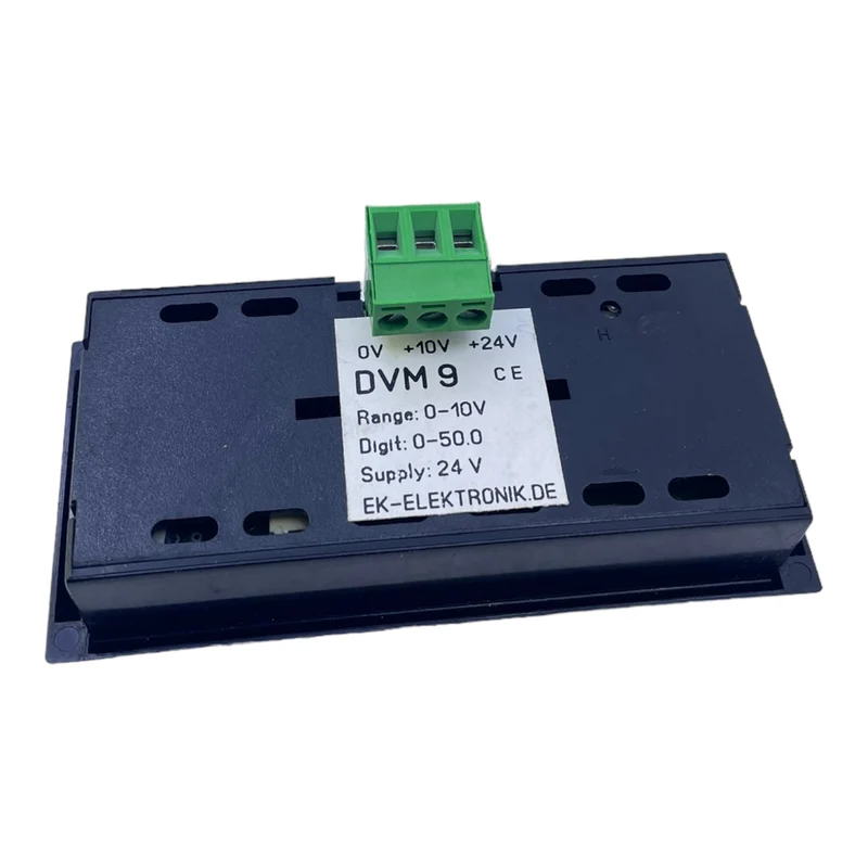 EK Elektronik DVM9 Voltmeter Messgerät Voltanzeige für industriellen Einsatz 24V