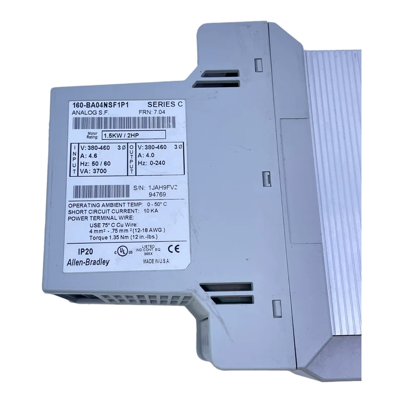 Allen Bradley 160-BA04NSF1P1 Geschwindigkeistregler für Industrie Einsatz 1,5kW