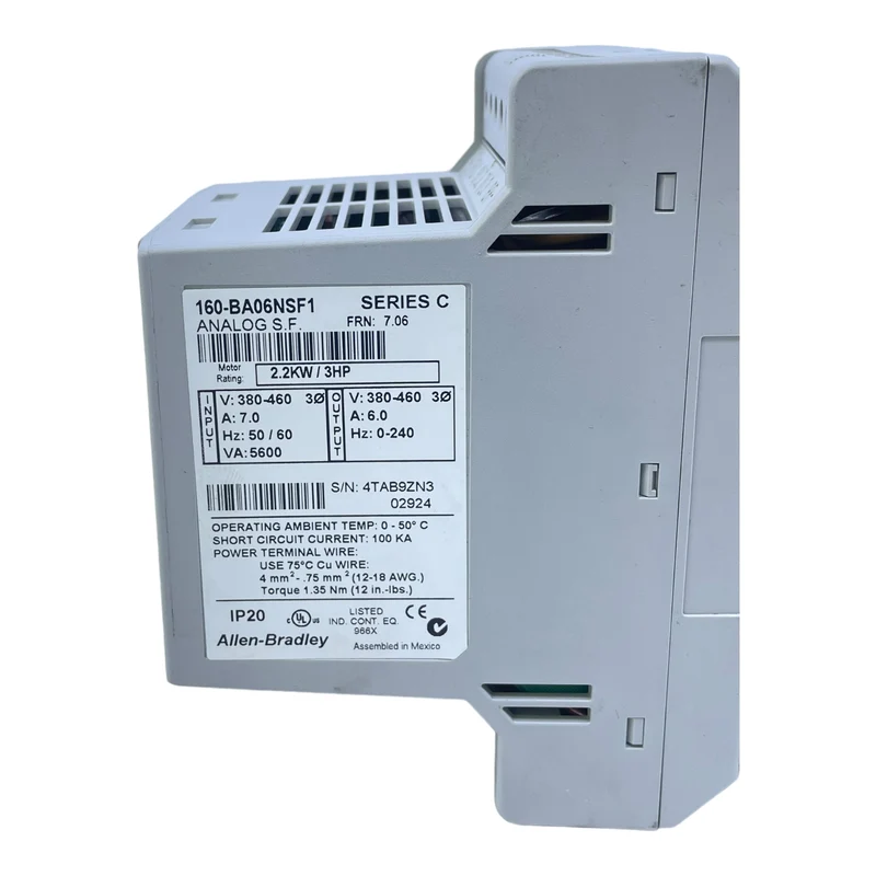 Allen Bradley 160-BA06NSF1 Geschwindigkeistregler für Industrie Einsatz 1,5kW