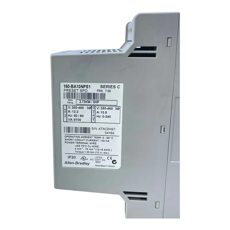 Allen Bradley 160-BA10NPS1 Geschwindigkeistregler für Industrie Einsatz 3,37kW