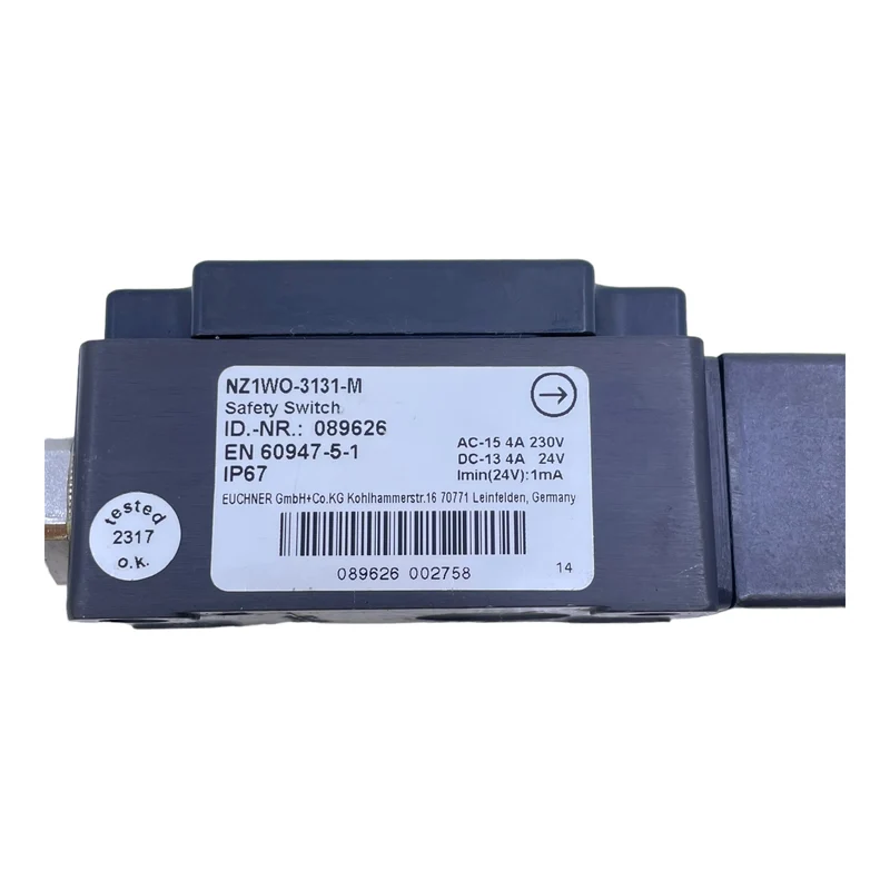 Euchner NZ1WO-3131-M Sicherheitsschalter Endschalter Schalter 089626