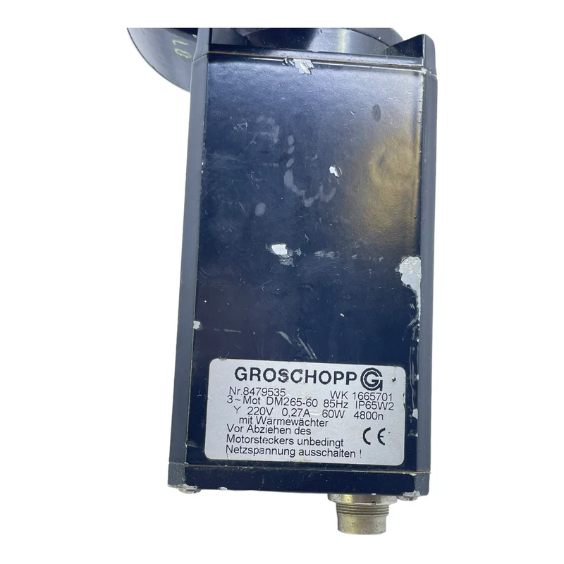 Groschopp DM265-60 Getriebemotor für industriellen Einsatz 8479535 220V 0,27A