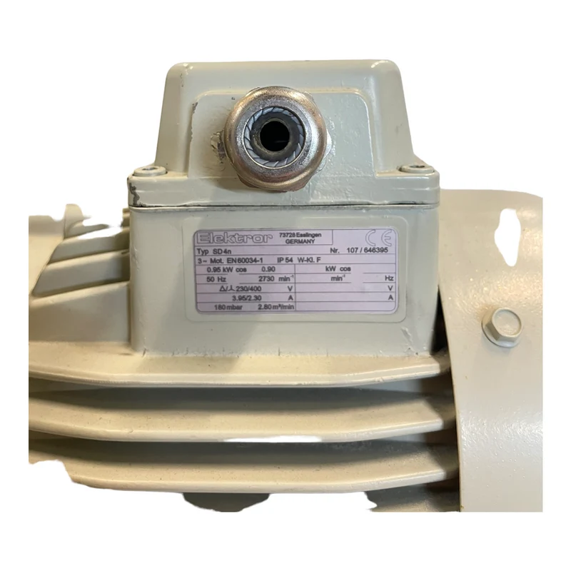 Elektror SD4n Seitenkanalverdichter für industriellen Einsatz 0,95kW IP54 230V