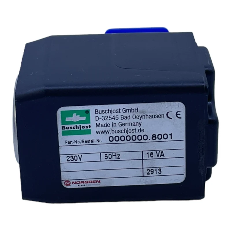 Buschjost 8001 Magnetspule für industriellen Einsatz 230V 50Hz Magnetspule