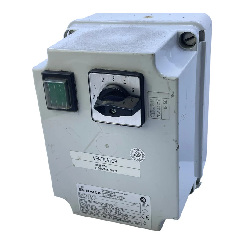 Maico TRE0,4-2 5-Stufentransformator für industriellen Einsatz 230V 50/60Hz