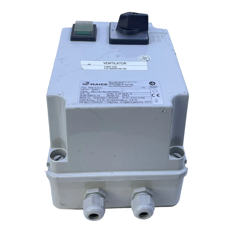 Maico TRE0,4-2 5-Stufentransformator für industriellen Einsatz 230V 50/60Hz