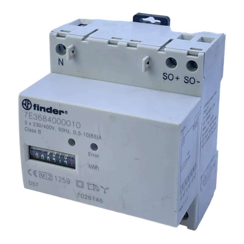 Finder 7E3684000010 Drehstromzähler für industriellen Einsatz 3x230/400V Zähler