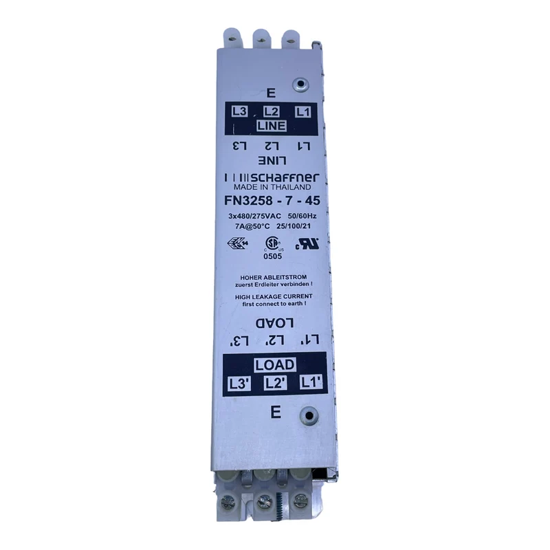 Schaffner FN3258-7-45 Stromleitungsfilter für industriellen Einsatz 3x480/275VAC