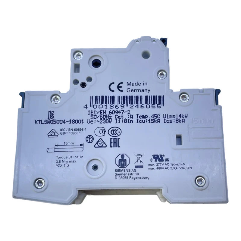 Siemens 5SY6110-7 Leistungsschutzschalter für Industriellen Einsatz 230/400V