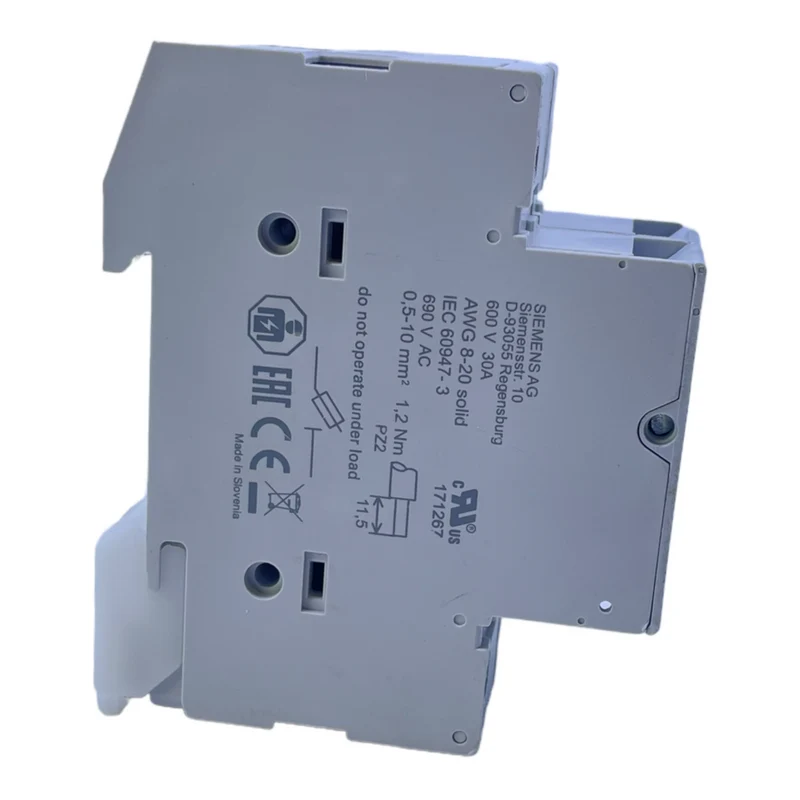 Siemens 3NW7023 Zylindersicherungshalter für Industriellen Einsatz 600V 30A 690V