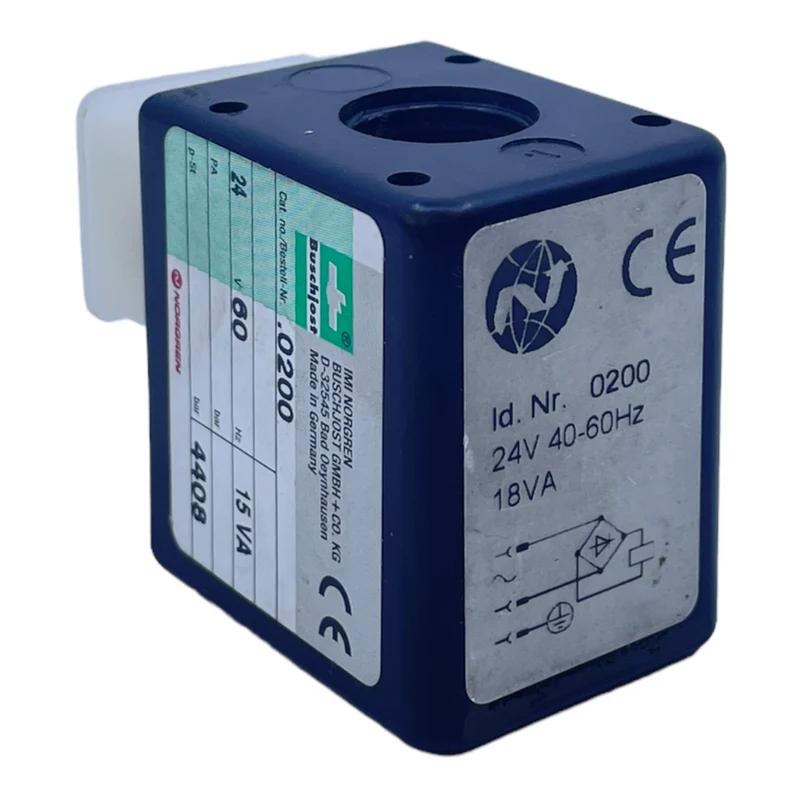 Norgren 0200 Magnetspule für Magnetventile 24V Magnetspule Norgren 24V
