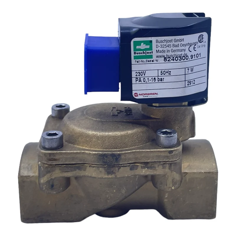 Buschjost 8240300.9101 Magnetventil für industriellen Einsatz Buschjost 230V