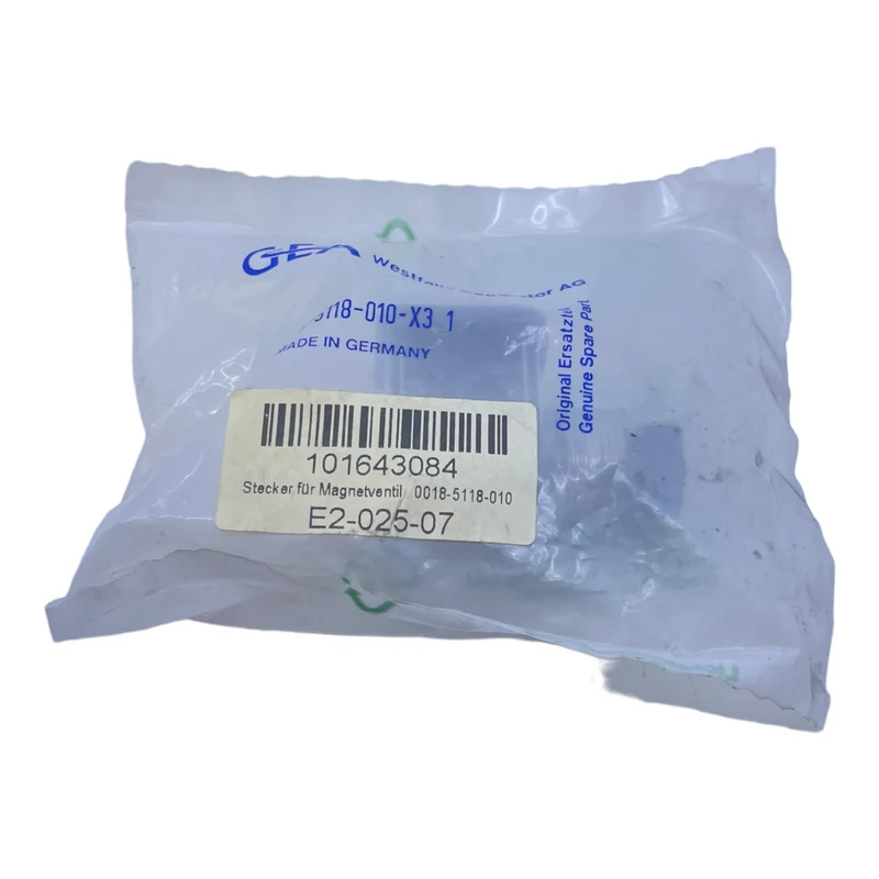 GEA 0018-5118-010-X31 Stecker für Magnetventile GEA 0018-5118-010-X31 Stecker