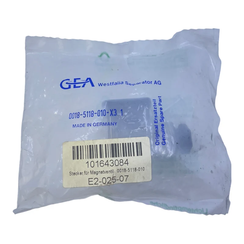 GEA 0018-5118-010-X31 Stecker für Magnetventile GEA 0018-5118-010-X31 Stecker