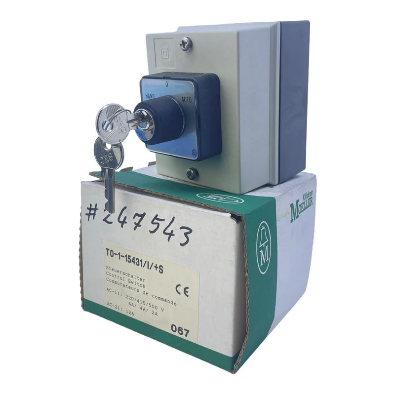 Moeller T0-1-15431/I/+S Steuerschalter für industriellen Einsatz Hand/Automatik