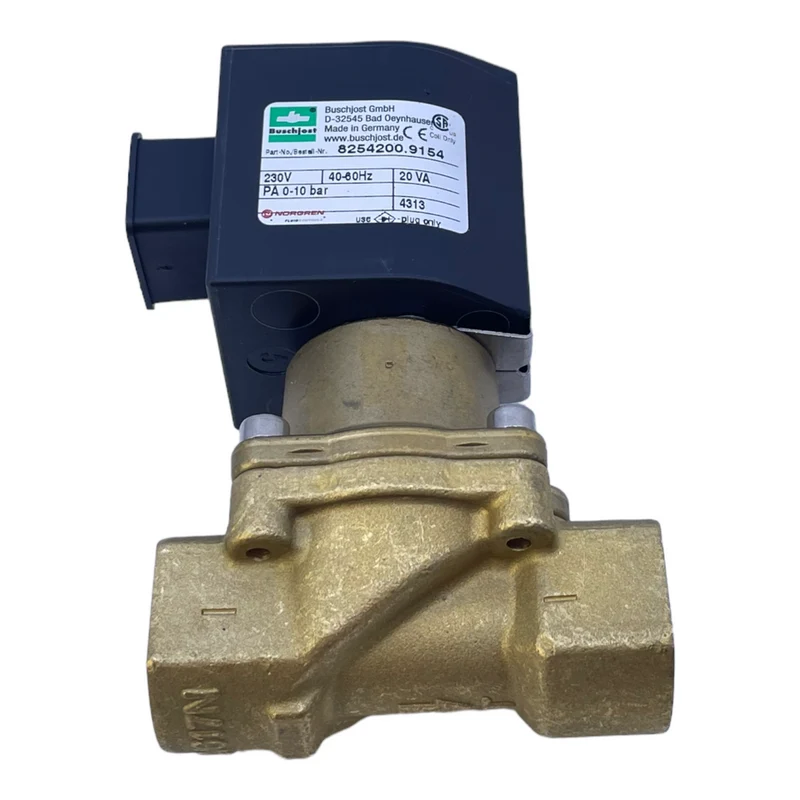 Buschjost 8254200.9145 Magnetventil für industriellen Einsatz 230V 40-60HZ