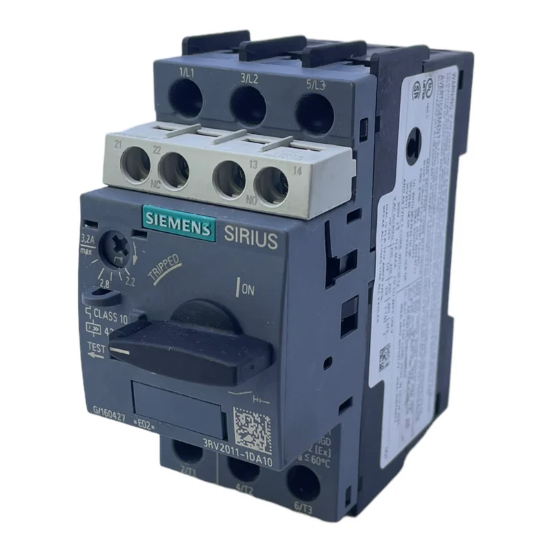 Siemens 3RV2011-1DA10 Motorschutzschalter für industriellen Einsatz 3,2A Siemens
