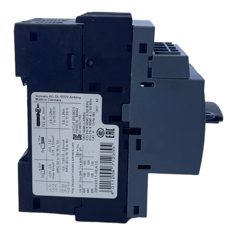 Siemens 3RV2011-0EA10 Leistungsschalter für industriellen Einsatz 0,4A Siemens