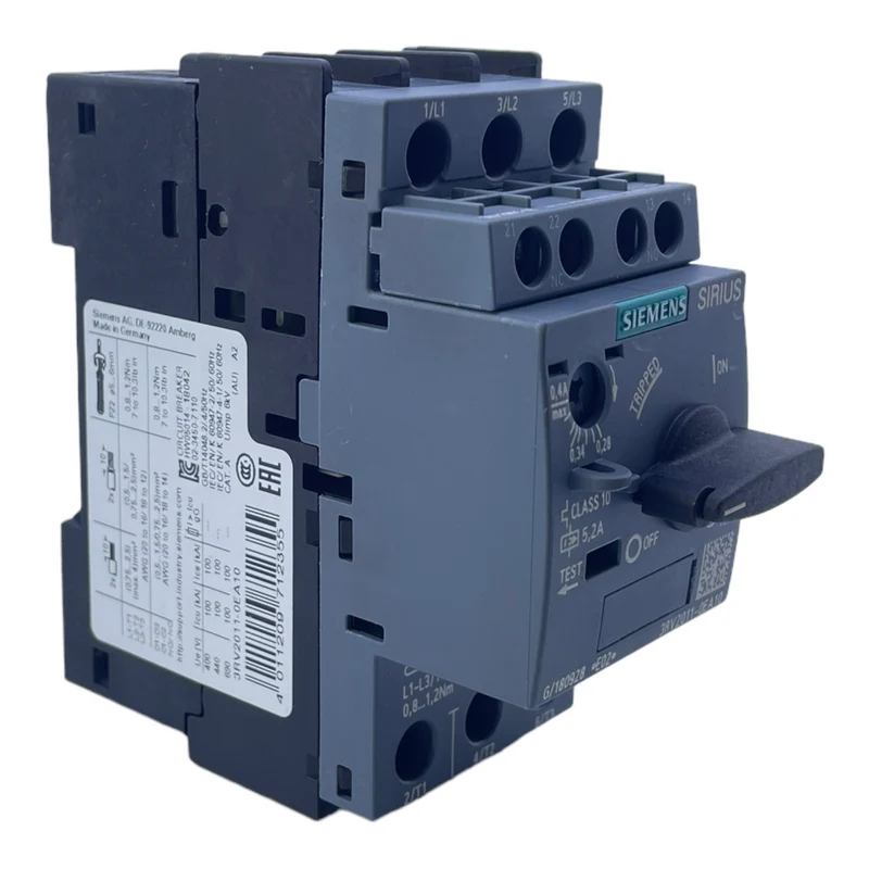 Siemens 3RV2011-0EA10 Leistungsschalter für industriellen Einsatz 0,4A Siemens