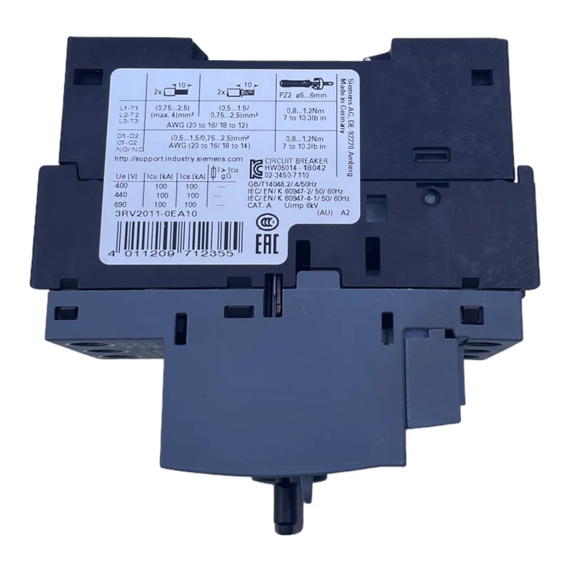 Siemens 3RV2011-0EA10 Leistungsschalter für industriellen Einsatz 0,4A Siemens