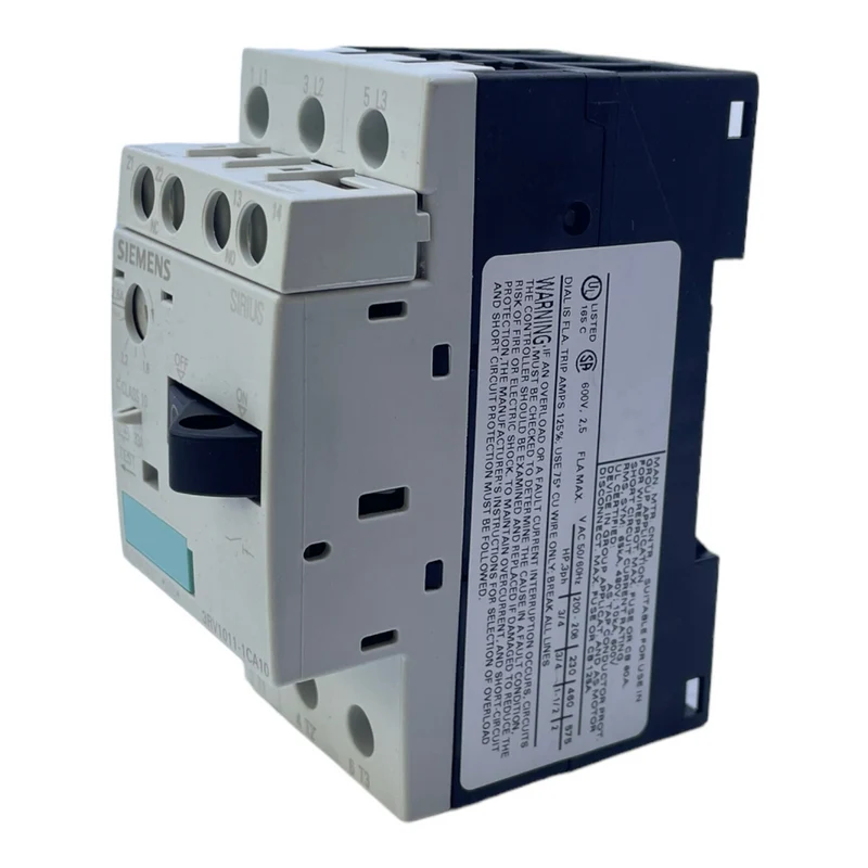 Siemens 3RV1011-1CA10 Leistungsschalter für industriellen Einsatz 2,5A 50/60Hz