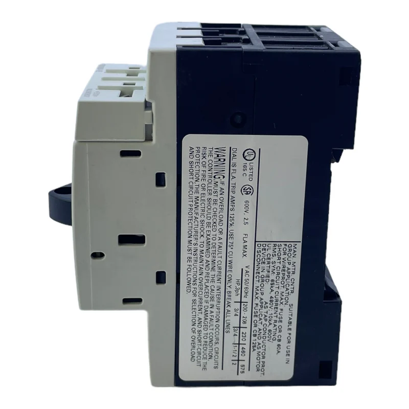 Siemens 3RV1011-1CA10 Leistungsschalter für industriellen Einsatz 2,5A 50/60Hz