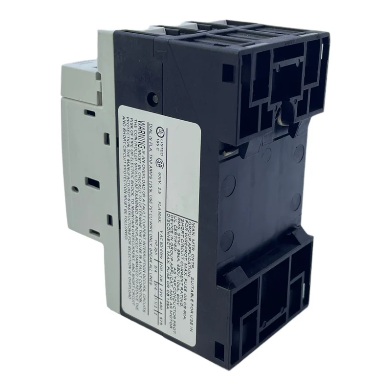 Siemens 3RV1011-1CA10 Leistungsschalter für industriellen Einsatz 2,5A 50/60Hz
