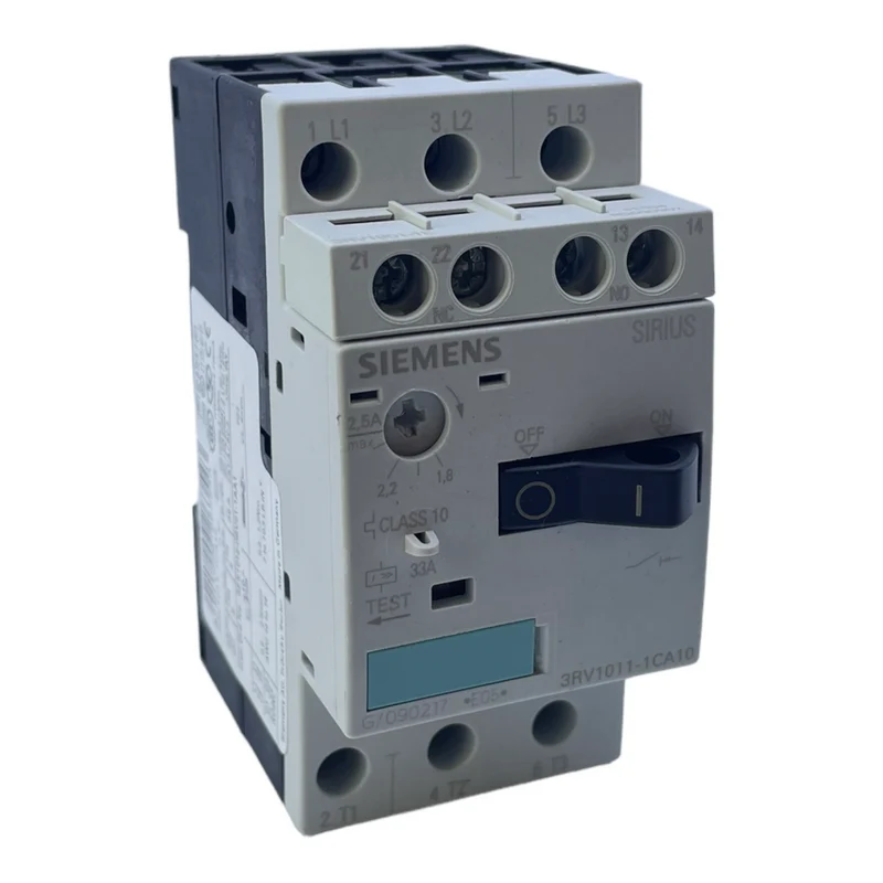 Siemens 3RV1011-1CA10 Leistungsschalter für industriellen Einsatz 2,5A 50/60Hz