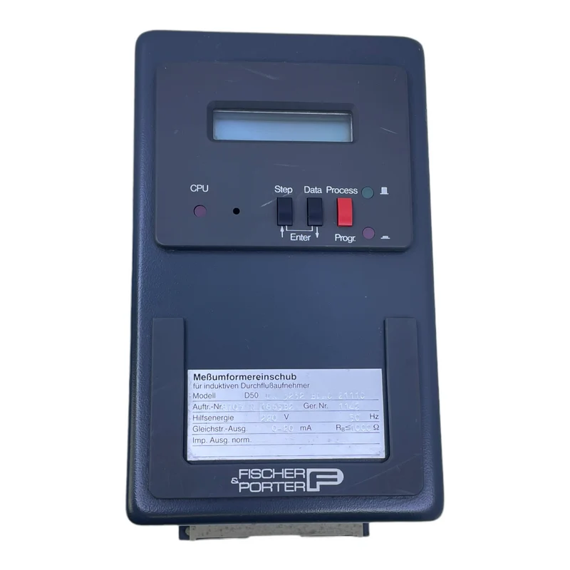 Fischer&Porter D50DK3232BDAC21110 Messumformereinschub für Industrie Einsatz