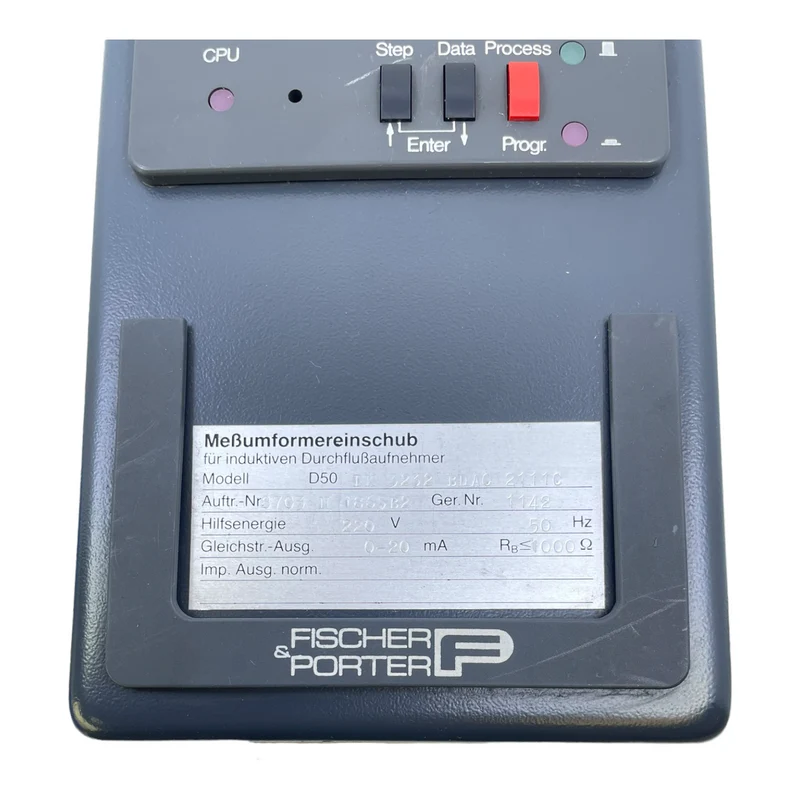 Fischer&Porter D50DK3232BDAC21110 Messumformereinschub für Industrie Einsatz