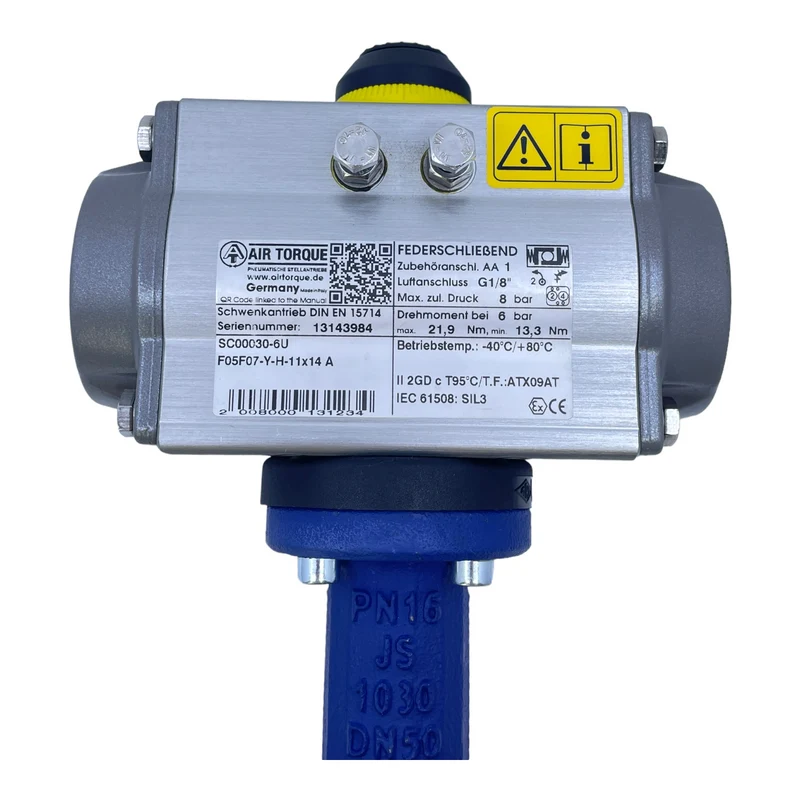 Air Torque SC00030-6U F05F07-Y-H-11x14A Stellantrieb für industriellen Einsatz