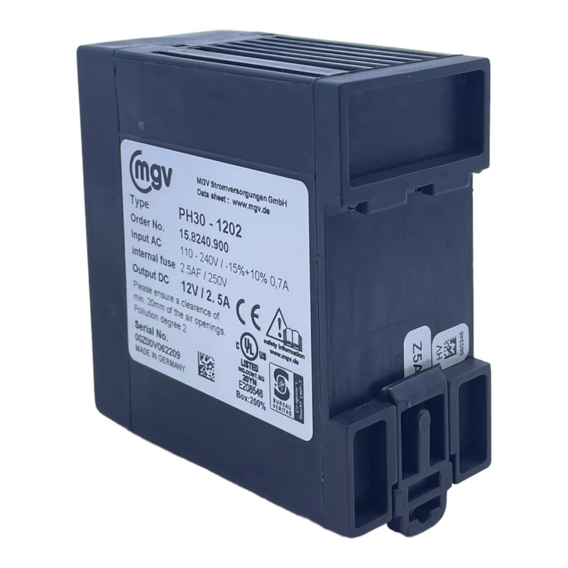 MGV PH30-1202 Stromversorgung für industriellen Einsatz 110-240V 12V/2,5A MGV