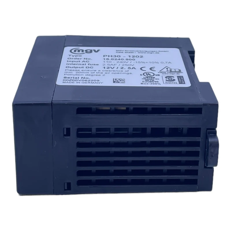 MGV PH30-1202 Stromversorgung für industriellen Einsatz 110-240V 12V/2,5A MGV