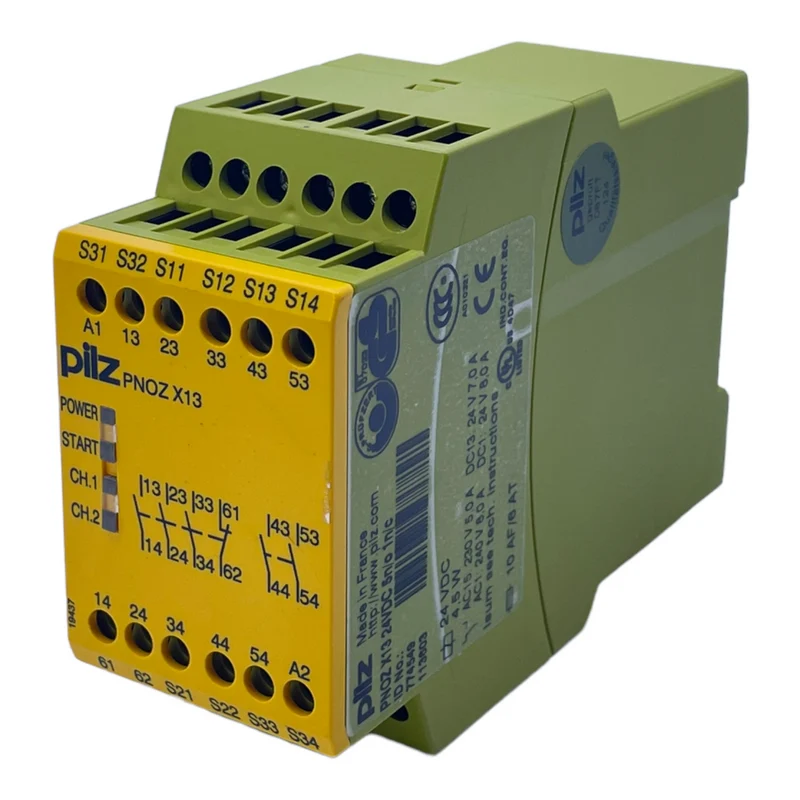 Pilz X13 24VDC 5n/o 1n/c Not-Aus Schaltgerät 774549 24V DC 4,5W