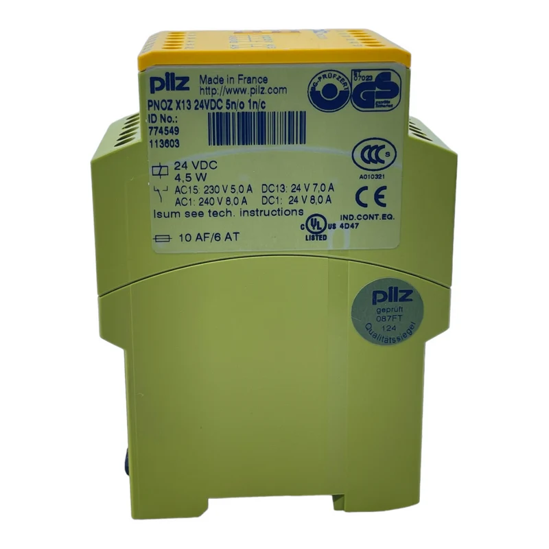 Pilz X13 24VDC 5n/o 1n/c Not-Aus Schaltgerät 774549 24V DC 4,5W
