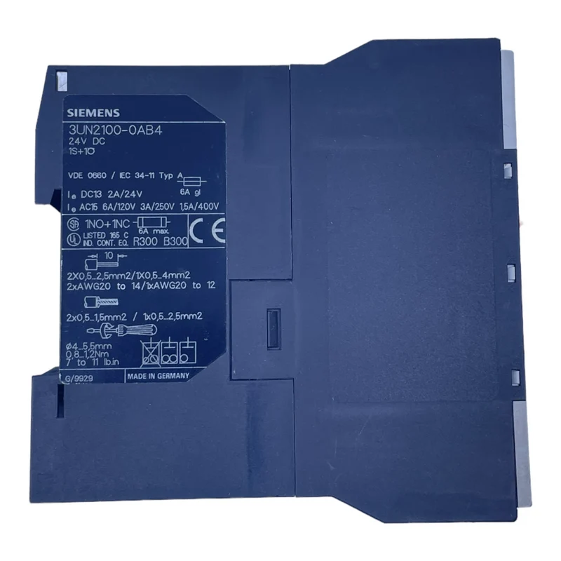Siemens 3UN2100-0AB4 Thermistor-Motorschutz 24V DC 1S+1Ö