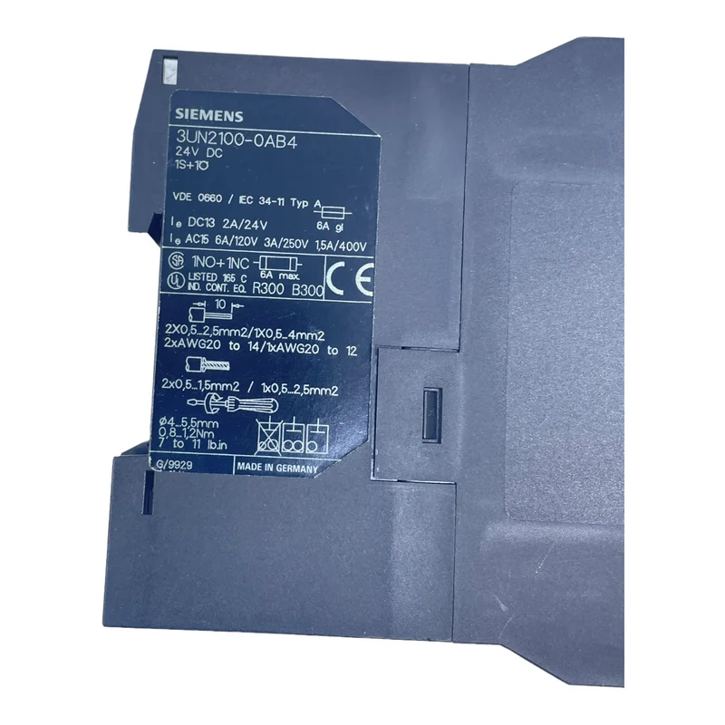 Siemens 3UN2100-0AB4 Thermistor-Motorschutz 24V DC 1S+1Ö