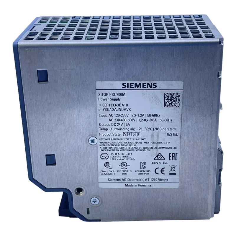 Siemens 6EP1333-3BA10 Netzteil 24V DC 5A 120-230V AC 2,2-1,2A 50-60Hz