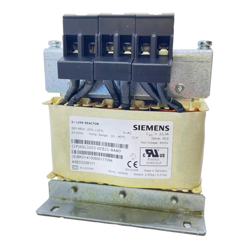 Siemens 6SL3203-0CE21-8AA0 Netzdrossel 380-480V 47-63Hz Line Reactor