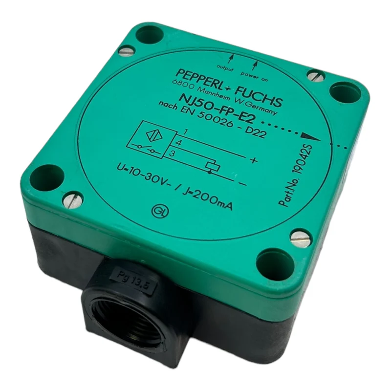 Pepperl+Fuchs NJ50-FP-E2 Induktiver Sensor 08276S für industriellen Einsatz