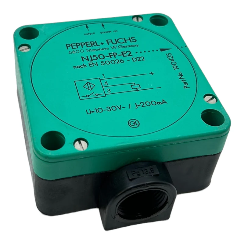 Pepperl+Fuchs NJ50-FP-E2 Induktiver Sensor 08276S für industriellen Einsatz